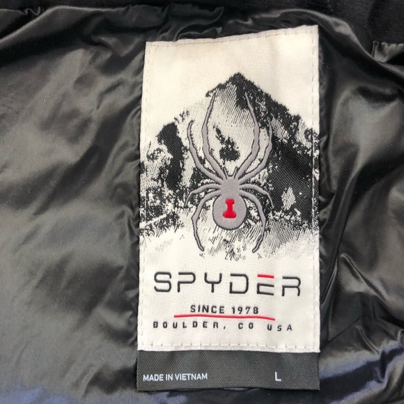 Spyder Men’s Glissade Blue Jacket - NWT size L - Picture 4 of 9